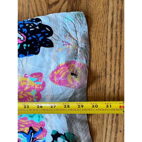 Citron Santa Monica Multicolor Floral Button Up Shirt Top  Women's Size 1X - Picture 8 of 10